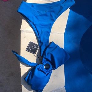 Blue bikini set